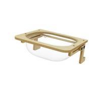 AMSLSIU Cama de para Madera para Gatos con Grosor Ajustable. Ofrece un Soporte Firme de hasta 13.6 kg. Cama Colgante de para Madera para Gatos. Muebles para