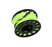 AMSLSIU Carrete de Cuerda de Densidad, Carrete Aluminio Ligero con Gancho a presión, Deportes acuáticos, Accesorios natación, Equipo Suministros, Negro