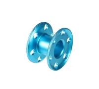 AMSLSIU Carrete de Dedo de aleación Aluminio, Carrete Buceo anticorrosión, carretes sólidos Resistencia, carretes Buceo, Deportes acuáticos submarinos, Azul