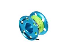 AMSLSIU Carrete de Seguridad Profesional, Cuerda de Densidad, Bobina tecnología Cueva con Gancho a presión, Equipo Suministros natación para Deportes acuáticos, Azul