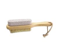 AMSLSIU Cepillo de piedra pómez, mango de Para madera lavable de mano, cepillos de limpieza de pies de nailon flexibles, removedor de piel muerta de talón de baño