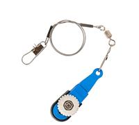 AMSLSIU Clip de liberación Ajustable, Resistente al Desgaste, Duradero, Pinzas para Peces, Herramientas de Arrastre, Accesorios universales para Exteriores, S con Alambre Acero