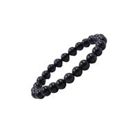 AMSLSIU con cuentas colgante de cuentas joyería de moda exquisita sin rebabas suave Unisex hombre regalo de cumpleaños muñequera, tipo 4, 4 mm