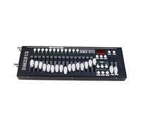 AMSLSIU Controlador de iluminación profesional para DJ, consola de escenario DMX 512, equipo para escenas personalizadas y aplicaciones de iluminación versátiles, consola