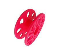 AMSLSIU Conveniente Carrete Colgante para Dedo de Buceo, Carrete de plástico anticorrosión para Buceo, Profesional Calidad, Rosa roja