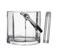 AMSLSIU Cubitera portátil con colador de hielo, ideal para bares, clubes y eventos. Cubitera, barril de vino con abrazadera, para barbacoas, camping, etc.