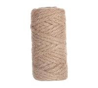AMSLSIU Cuerda de yute resistente para cocina, proyectos de manualidades y decoración de jardinería creativa. Cada rollo de cuerda de yute mide una longitud, 5mm