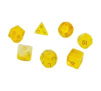 AMSLSIU Dados poliédricos duraderos D4 D6 D8 D10 D12 D20. Solución de Dados para Juegos de Divertidos. Cada Lado Tiene números claros para una fácil