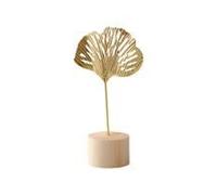 AMSLSIU Decoración de ginkgo de lujo ligera, hecha a mano y con diseño,cuatro