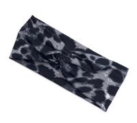 AMSLSIU Diadema de ganchillo con estampado de leopardo banda para la cabeza deportiva ancha antideslizante elasticidad accesorios para peinados para Yoga deportivo, Estampado leopardo 2