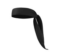 AMSLSIU Diadema de tela de malla transpirable sólida para aliviar el dolor oído, bufanda deportiva endotérmica, tocado alargado, ribete fino para hombres, Negro