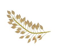 AMSLSIU Diadema para el cabello, tocado de rama, delicada para el cabello nupcial, encantador accesorio de joyería con cabeza de perla para fiestas y bodas, la banda Boho Alice