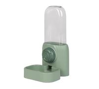 AMSLSIU Dispensador de Agua para Gatos con Capacidad de 520ml en Jaula o Colocar sobre la, bebederos ABS Calidad alimentaria para Gatos, Cuenco Agua, Verde