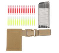 AMSLSIU Dispensador de luz de señalización compacta y Mini con iluminación de Emergencia Accesorios Luminiscencia química Conveniente Aplicación versátil, Caqui, 20x2x15cm