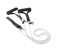 AMSLSIU Ejercicio de Entrenamiento de Fuerza para desarrollar músculos del Brazo con polea para Hombros sobre la Puerta, Color para Blanco