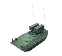 AMSLSIU El Carro blindado de orugas Tank Model 4D Muestra una artesanía excepcional en Modelos Que lo convierten en un Regalo Impresionante para, Verde, 15cm