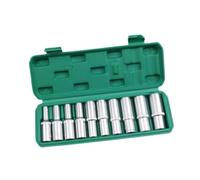 AMSLSIU El confiable juego de llaves de vaso estrella permite una fijación eficaz los pernos estrella en las herramientas automáticas gracias a su profundidad, lo que mejora la eficiencia del