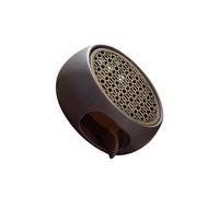 AMSLSIU Elegante calentador de tetera de cerámica japonesa gruesa para amantes del té, soporte para velas estilo cerámico, con soporte para velas vidrio.