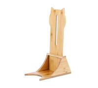 AMSLSIU Elegante dispensador de Agua de para Madera para Perros y Gatos, con Altura Ajustable. Universal. Calidad. Este Soporte está Hecho de para Madera.