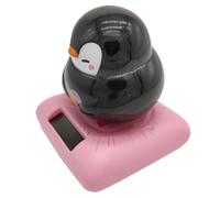 AMSLSIU Encantador Adorno de Baile Solar con Juguete científico para niños, de pingüino, Juguete Que agrega diversión al Auto o al Escritorio, Columpio Espacial, Animal, muñeca Que