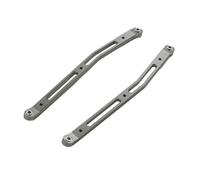 AMSLSIU Enlaces de Enlace del chasis Trasero de aleación, 2 uds., para 1/10 Rock Racer 90026, Piezas mejoradas Hop-ups Desert Buggy AX31007, Titanio