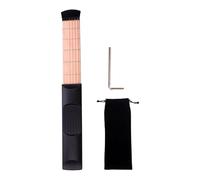 AMSLSIU Entrena acordes dondequiera que estés con Chords Trainer, una herramienta práctica para guitarras de viaje que te permite aprender y practicar, 6 trastes negros