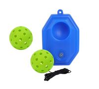 AMSLSIU Entrenador de Pickleball: Mejora la Velocidad del Jugador entrenando en Solitario con una Pelota de Cuerda elástica, Verde, 21x14x6cm