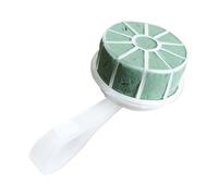 AMSLSIU Espuma floral redonda verde barro: un soporte confiable para proyectos de manualidades que mantiene las flores hidratadas y hermosas. Suministros para arreglos florales