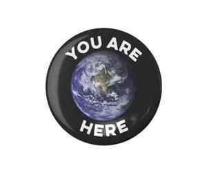 AMSLSIU Estilo chic y elegante pin - Estilo con chic y elegante pin ABS identificación insignia broche colorido y divertido, Tierra ambiental