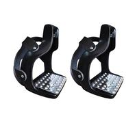 AMSLSIU Estribos para Montar a Caballo fiables Estribos ecuestres Resistencia Adultos Garantizando la Seguridad al Practicar equitación Ecuestre Occidental Ligero