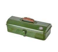 AMSLSIU Estuche para Herramientas de Hierro, contenedor Impermeable, Organizador de Almacenamiento Herramientas, Caja vacía Multifuncional, contenedor portátil fácil Planchar, Almacenamiento, Verde