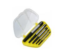 AMSLSIU Extractores de tornillos dañados, extractor de pernos rotos, removedor brocas, reparación herramientas manuales plomería para carpintería doméstica, 5 piezas/juego