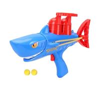 AMSLSIU Fabricante de Bolas de Nieve con Forma Bolas Nieve en Segundos para diversión Familiar, Clip Bola ABS, Molde para , Lanzador tiburón , Azul+2