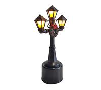 AMSLSIU Farola de Calle en Miniatura para Exteriores Que se Integra a la perfección en Jardines y senderos en Miniatura. Farola de Calle en Modelo de