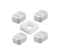 AMSLSIU Filtro Universal para alimentador de Agua para Mascotas, 4 Piezas, para Dormitorio, Bebedero de Animales, filtros, comederos, reparación de máquinas, Piezas de Repuesto