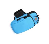 AMSLSIU Funda para Brazo de teléfono, Funda Universal Impermeable con Correa Ajustable, Resistente a los Golpes, Bolsas para Brazalete, Correr, Ciclismo, Fitness, Azul