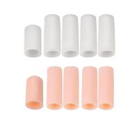 AMSLSIU Funda para dedo portátil. El tubo recortable proporciona comodidad elástica y alivio para los dedos en martillo durante actividades al aire libre. Diámetro del orificio: aprox. 1,5 cm. Tamaño