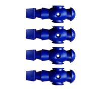 AMSLSIU Futbolines duraderos con Figuras realistas Que Hacen Que los Juegos de fútbol Sean emocionantes para Todos, Azul, 107 x 36 mm