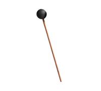 AMSLSIU Gran mazo de gong con cabeza esférica de goma que produce sonidos únicos ballena durante las prácticas yoga y sonido. Herramienta musical mazo gong chino silicona, negro, L