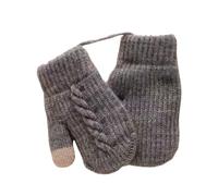 AMSLSIU Guantes para niños y niñas, manoplas de poliéster de punto con forro para años, manoplas para bebés pequeños, para niños y niñas, forro polar para años, A