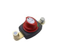 AMSLSIU Interruptor de desconexión de batería de borne para automóvil, RV y barco Aislador duradero 12-48 V Negativo Encendido Apagado Interruptor de corte de energía de, Poste lateral B
