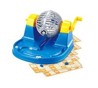 AMSLSIU Juego de Bingo con máquina de selección números la Suerte para Grupos Grandes y Fiestas Infantiles