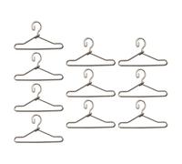 AMSLSIU Juego de casa de muñecas Percha para Ropa de casa de muñecas Consejos versátiles de Almacenamiento para Mantener la Ropa de Las ordenada y