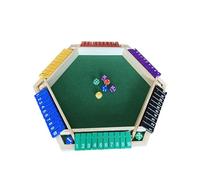 AMSLSIU Juego de de para Madera para interacción Social de 6 Personas y Competencia amistosa Que Permite a los nuevos Jugadores también Comenzar a Jugar con los Dados, Tipo+1