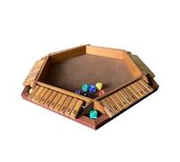 AMSLSIU Juego de de para Madera para interacción Social de 6 Personas y Competencia amistosa Que Permite a los nuevos Jugadores también Comenzar a Jugar con los Dados, Tipo+2