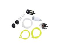 AMSLSIU Juego de filtros para manguera de combustible resistente, compatible con desbrozadoras, sopladores mochila, juego mangueras para tubería combustible, compatible con desbrozadoras,
