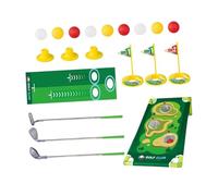 AMSLSIU Juego de Golf para niños: Incluye Palos de Golf para niños, Hoyos práctica, Putter, Juguete Deportivo, Regalo Resistente a Largo Plazo y Divertido.