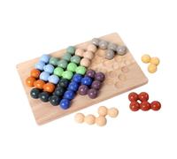 AMSLSIU Juego de Rompecabezas con Cuentas para desarrollar Habilidades cognitivas con 72 Tarjetas de desafío Que garantizan diversión educativa. Juegos de