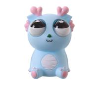 AMSLSIU Juguete de Bolsillo para aliviar el estrés, Insecto exprimible con Ojos Grandes, también es una Bonita decoración de Que se Puede Repetir , Azul