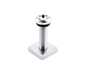 AMSLSIU Junta de quillas para Tabla de Surf, Longboard, Tabla Surf, Tornillo Acero Inoxidable 316, Inoxidable, para Barco, Kayak, Longboard, Paddleboard, Equipo, Tornillo y Junta quilla, Acero